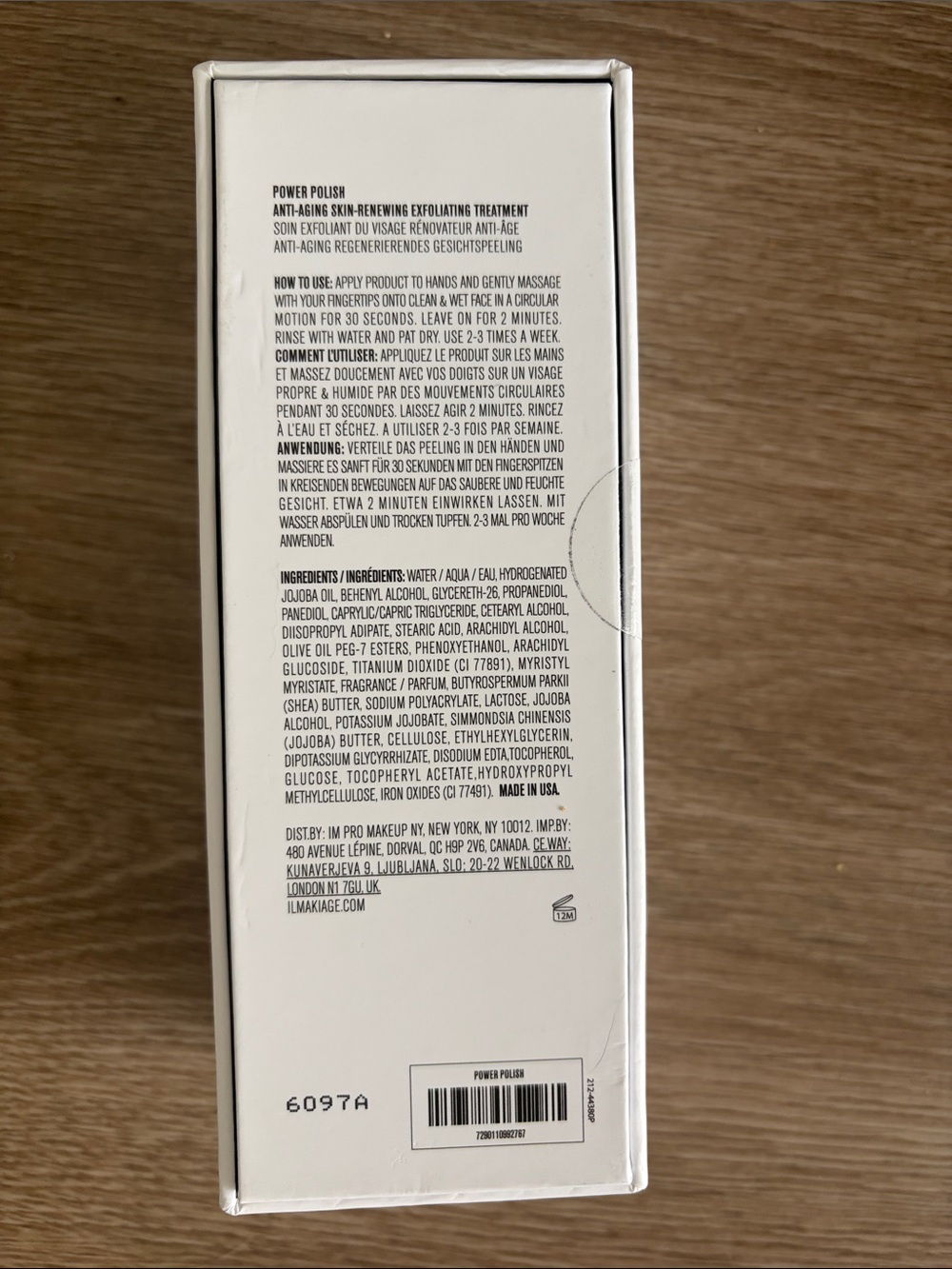 NWB IL MAKIAGE Power Polish Facial Exfoliant - Picture 2 of 5